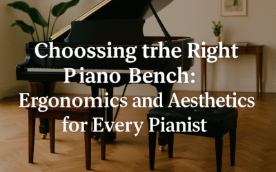 Blog 8 Choosing the Right Piano Bench: Ergonomics and Aesthetics for Every Pianist